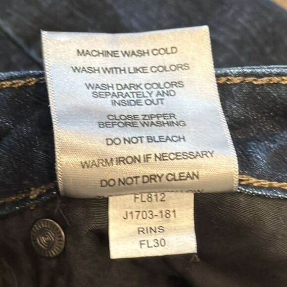 JAG Jeans Women's Low Rise Boot Leg Jean Dark Wash Size 14 - Picture 8 of 10